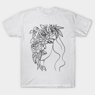 Women in floral Bouquets T-Shirt